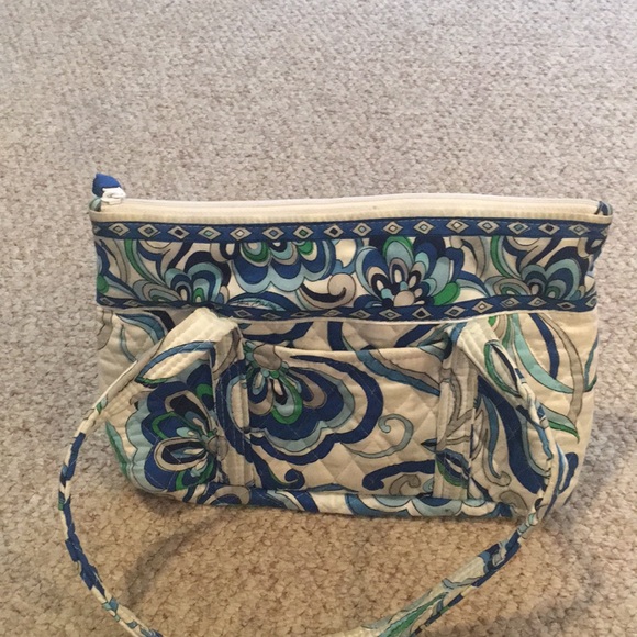 Vera Bradley Mediterranean White Purse - Picture 16 of 16